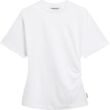 ARMEDANGELS - Shirt - Wit - Jersey - Halve Mouw - Ronde Hals