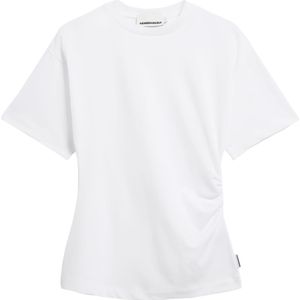 ARMEDANGELS - Shirt - Wit - Jersey - Halve Mouw - Ronde Hals