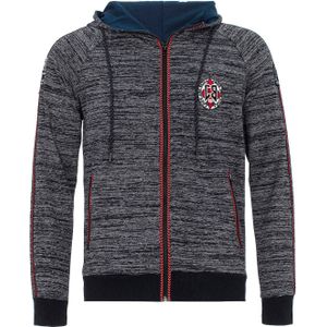 CIPO & BAXX Sweatvest  grijs gemêleerd / rood / zwart