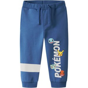 NAME IT Broek  azuur / hemelsblauw / geel / wit