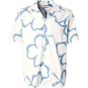 ARMEDANGELS Overhemd 'LOVAAR'  crème / saffier