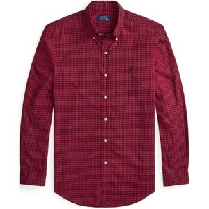 Polo Ralph Lauren Overhemd  wijnrood / zwart