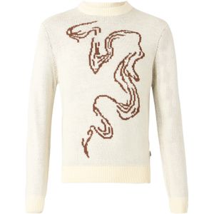 Only & Sons Trui 'ONSHAMILTON'  crème / chocoladebruin