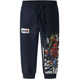 NAME IT Broek 'NMMDion Spider'  blauw / navy / rood