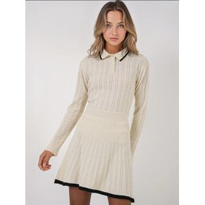 Bigdart Kostuum  crème / zwart