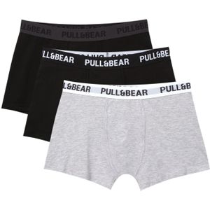 Pull&Bear Boxershorts  antraciet / lichtgrijs / zwart / wit
