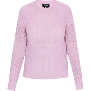 Usha - Sweater - Slim-fit - Ajour Patroon - Everyday Fashion Collection