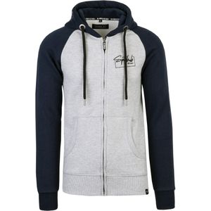 SPITZBUB Sweatvest 'Carlo'  nachtblauw / grijs gemêleerd