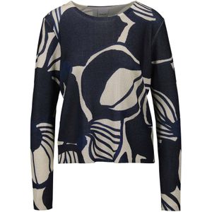 MADELEINE Trui  marine / saffier / offwhite