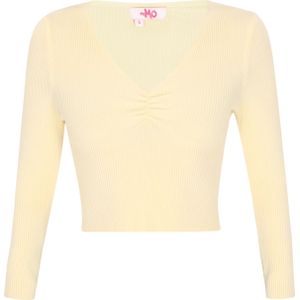 myMo - Comfy Collection - Jumper - Slim-fit - Met Diepe Scoop Hals