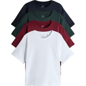 The Set Shirt  navy / spar / rood / wit