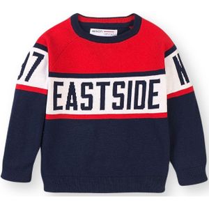 MINOTI Trui  navy / rood / offwhite