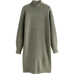 Next Gebreide jurk  kaki