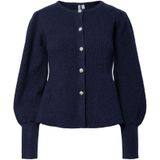 PIECES Gebreid vest 'PCAnnie'  navy