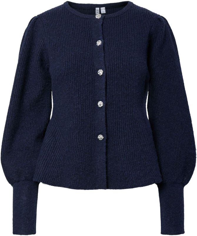 PIECES Gebreid vest 'PCAnnie'  navy