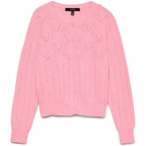 Vmsaia - Gebreid Vest - O-hals - Lange Mouwen - Regular Fit