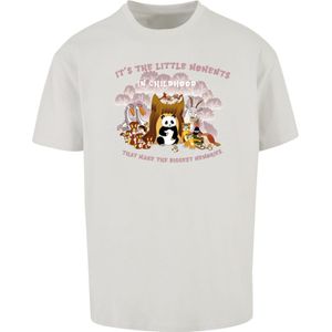 F4NT4STIC Shirt 'Heroes of Childhood Tao Tao Childhood Memories'  lichtgrijs / gemengde kleuren