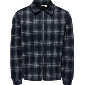 Only & Sons - Hendon - Casual Shirt - Donkerblauw - Lange Mouwen