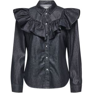 ONLY Blouse 'ONLINDIGO'  black denim