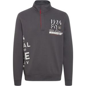 FQ1924 Sweatshirt 'William'  grijs / zwart / wit