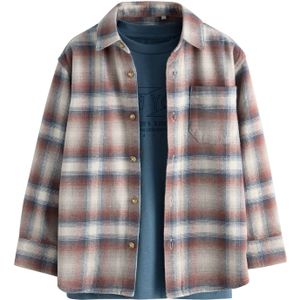 Next Set  ecru / navy / duifblauw / bruin