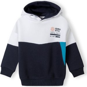 MINOTI Sweatshirt  blauw / donkerblauw / wit