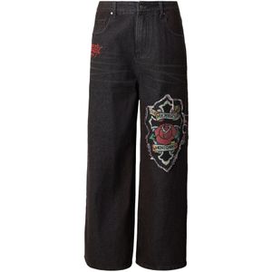 Ed Hardy Jeans  mintgroen / donkerrood / zwart / wit