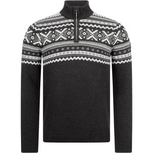 GIESSWEIN Trui  antraciet / wit