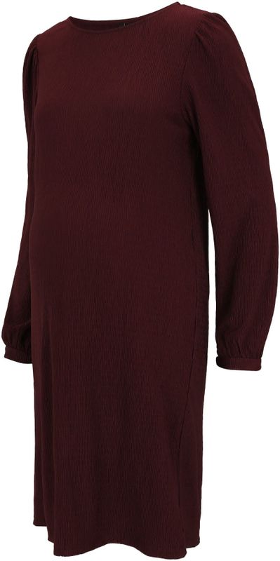Vero Moda - Maternity Jurk - Wijnrood - Jersey