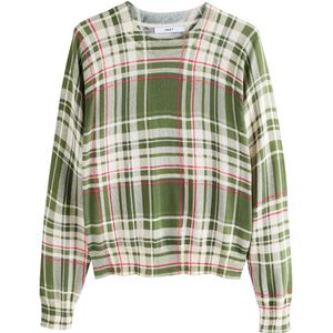 Next Trui  olijfgroen / pink / wit