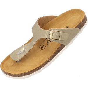 Palado by Sila Sahin Teenslipper 'Kos Magnolia'  mosterd