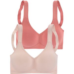 Petite Fleur - Soft-Bh zonder Beugels - Zacht Katoen - Set van 2