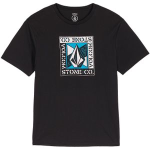 Volcom - Angle Iron - T-shirt - Zwart - Korte Mouwen