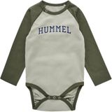 Hummel Romper L/æ - hmlStein - Abdij Stone - Hummel - 56 - Romper L/S