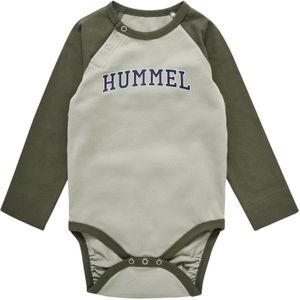 Hummel Romper L/æ - hmlStein - Abdij Stone - Hummel - 56 - Romper L/S