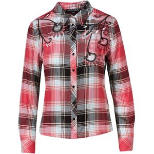 KOROSHI Blouse  rood / zwart / wit