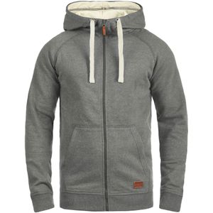 BLEND Sweatvest 'Speedy'  bruin / grijs / wit