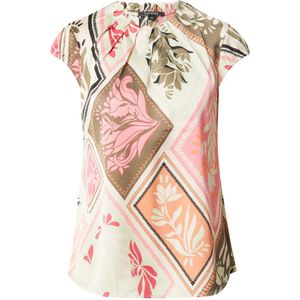 COMMA Blouse  beige / kaki / zalm roze / lichtroze