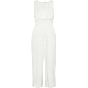 LASCANA - Jumpsuit - Wit - Lang/maxi - V-hals