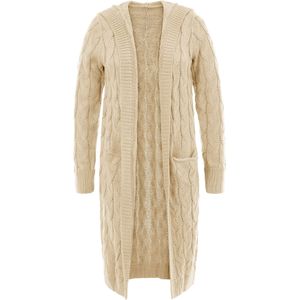 Imily Bela Gebreide mantel  beige