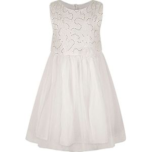 happy girls Jurk  ecru / zilvergrijs