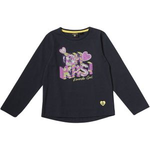 KOROSHI Shirt  navy / geel / orchidee / wit