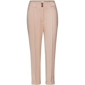 Lascana - Capri Broek - Camelkleur - 7/8 met Persvouwen en Smalle Pijp