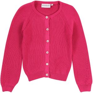 Danamade Gebreid vest 'FRIEDA'  magenta