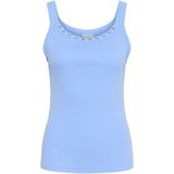 KAFFE - Carna Eyelets - Dames Tanktop - Elegant Ontwerp - Oogdetails