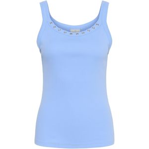 KAFFE - Carna Eyelets - Dames Tanktop - Elegant Ontwerp - Oogdetails