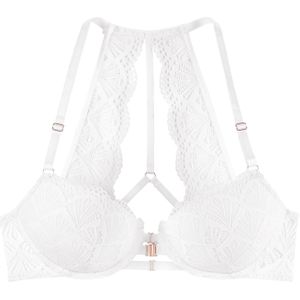 Lascana Voorgevormde Beugelbh met Voorsluiting Wit