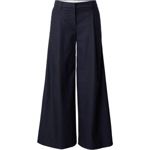 WEEKDAY Bandplooibroek 'Ivan'  navy / lichtblauw