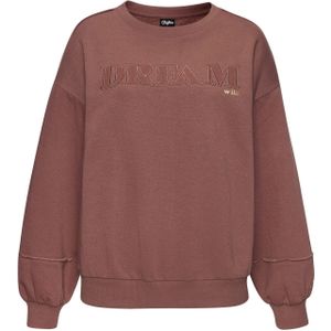 BUFFALO Sweatshirt  kastanjebruin / goud