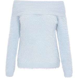 faina Trui  pastelblauw